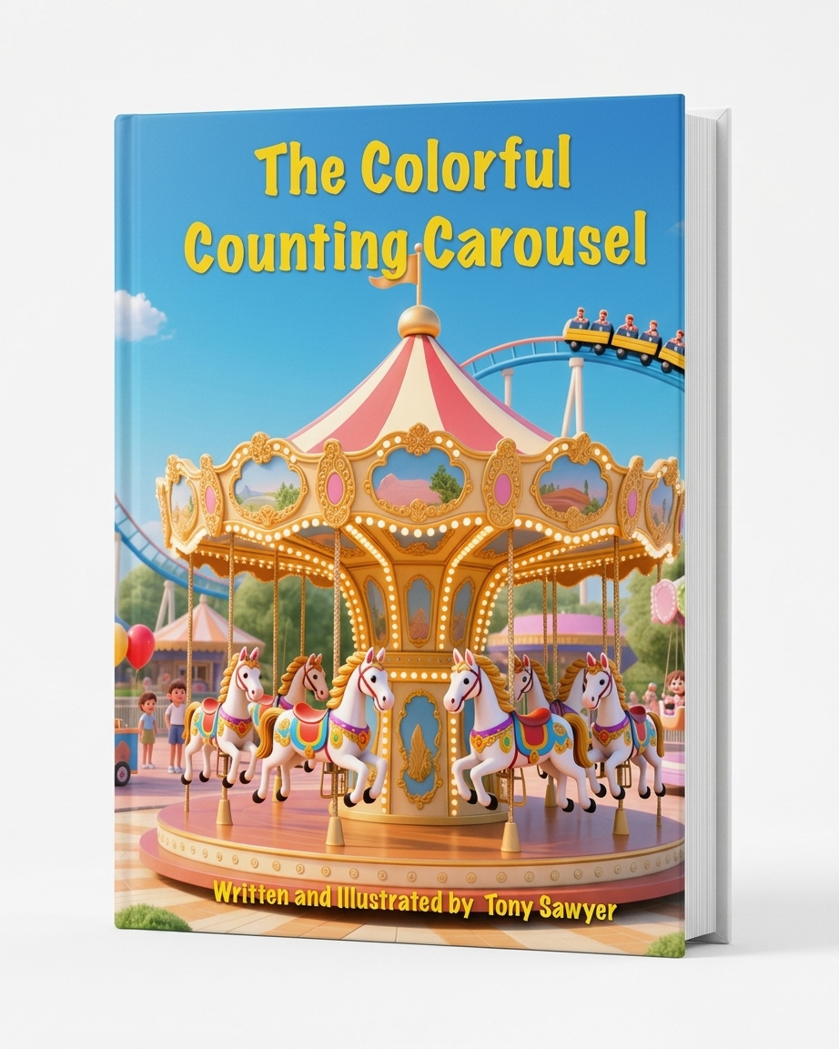 The Colorful Counting Carousel (Hardback Book))