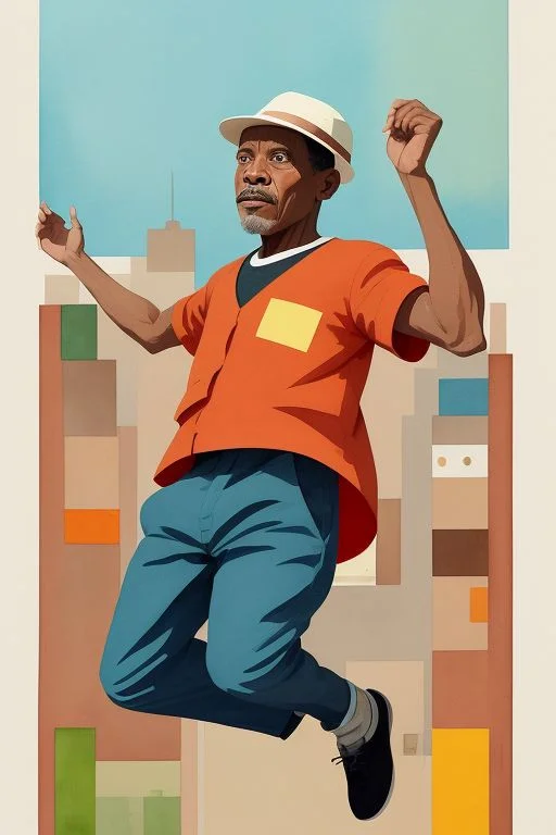 Oldman2 David loves to jump