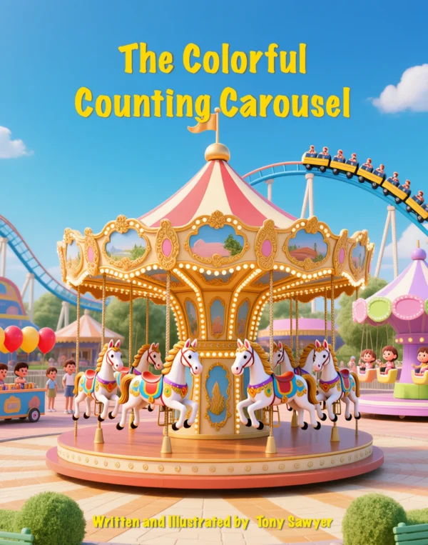TheColorfulCountingCarousel_FrontCover The Colorful Counting Carousel (Digital Books)